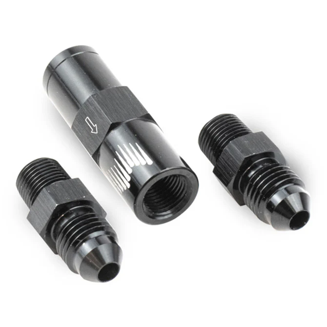 High Flow Water-Methanol Check Valve 4AN Fittings (100% Meth Resistant)